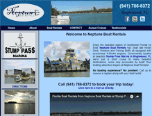 Tablet Screenshot of flboatrental.com